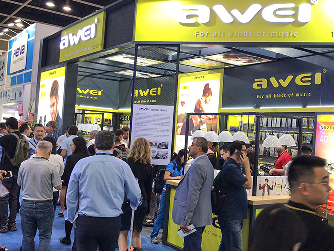 AWEI Shined at 2018 HK Electronics Fair (Autumn Edition)